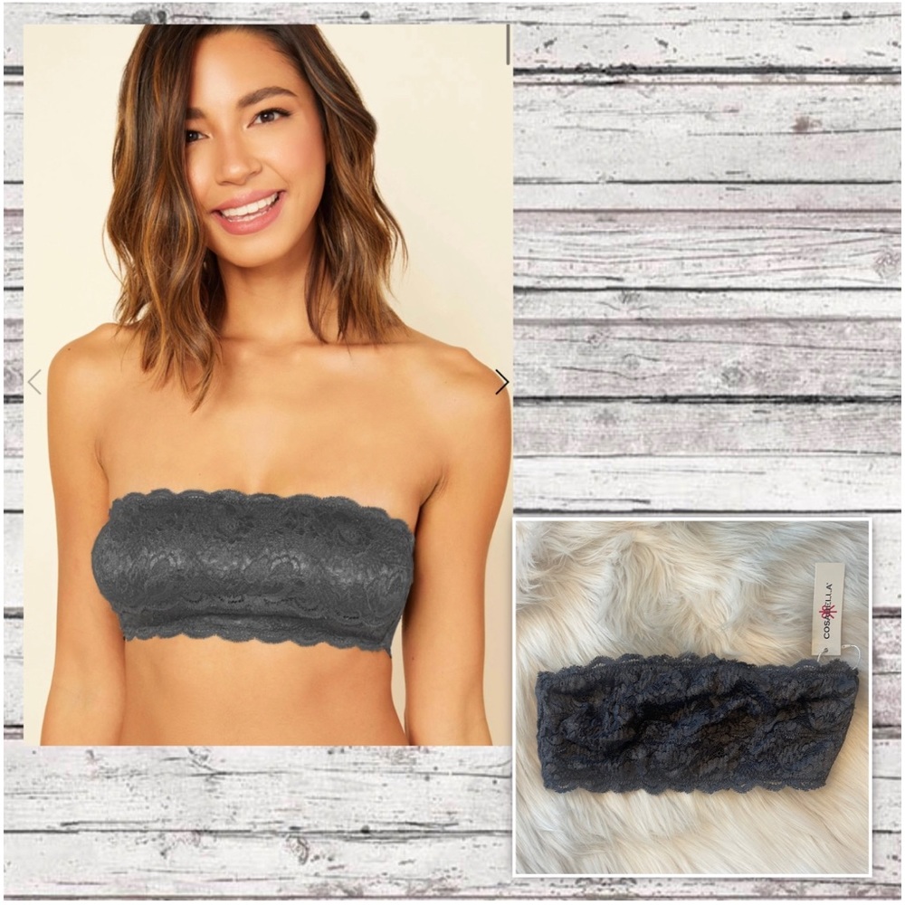 COSABELLA for /BANANA REPUBLIC Never Say Never Flirtie Bandeau Bra in anthracite
